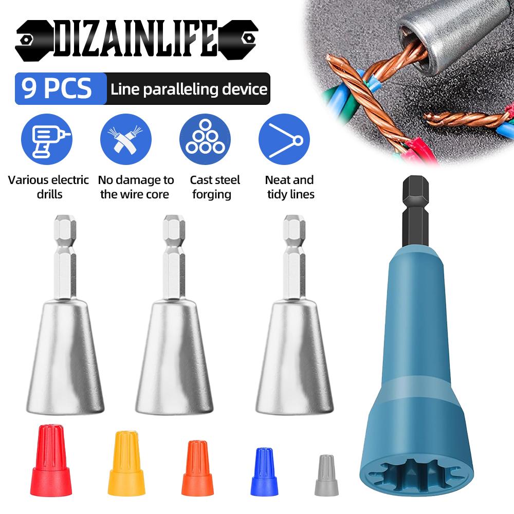 Инструменты для скручивания проводов Электродрель-шуруповерты Витой соединитель Кабельное устройство Быстро скручиватель Скручиватель проводов Кабель Инструмент для скручивания проводов