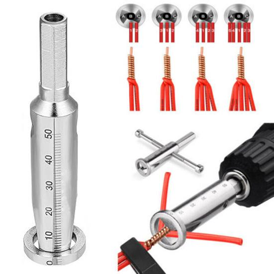 Инструмент для скручивания проводов, кабельный скручиватель, высокоточная прочная конструкция, быстрый соединитель